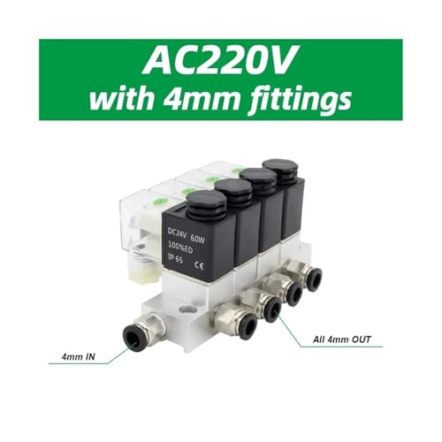 Électrovanne normalement fermée 110V anti fuite d'air comprimé