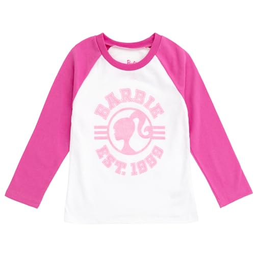 Image of Barbie Girls T-Shirt and Pants Outfit Set Toddler to Big Kid Sizes (2T - 14-16)