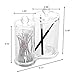 Cq acrylic Multifunctional Home Decor For Cotton Swabs Organizer and Cotton Balls Storage,5.4 x3.1x 5.1,pack of 1