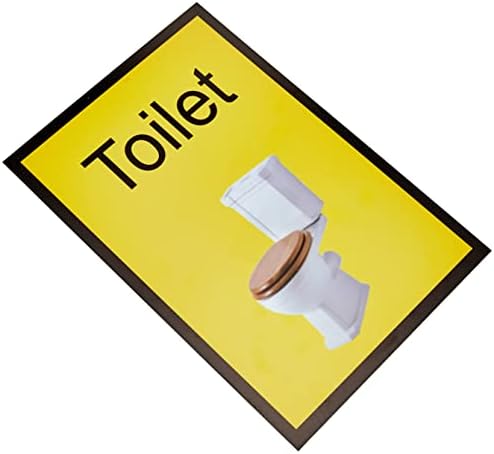 UK Safety Store DMS.08F-RP Toilet Dementia sign Rigid Plastic 200mm x 300mm