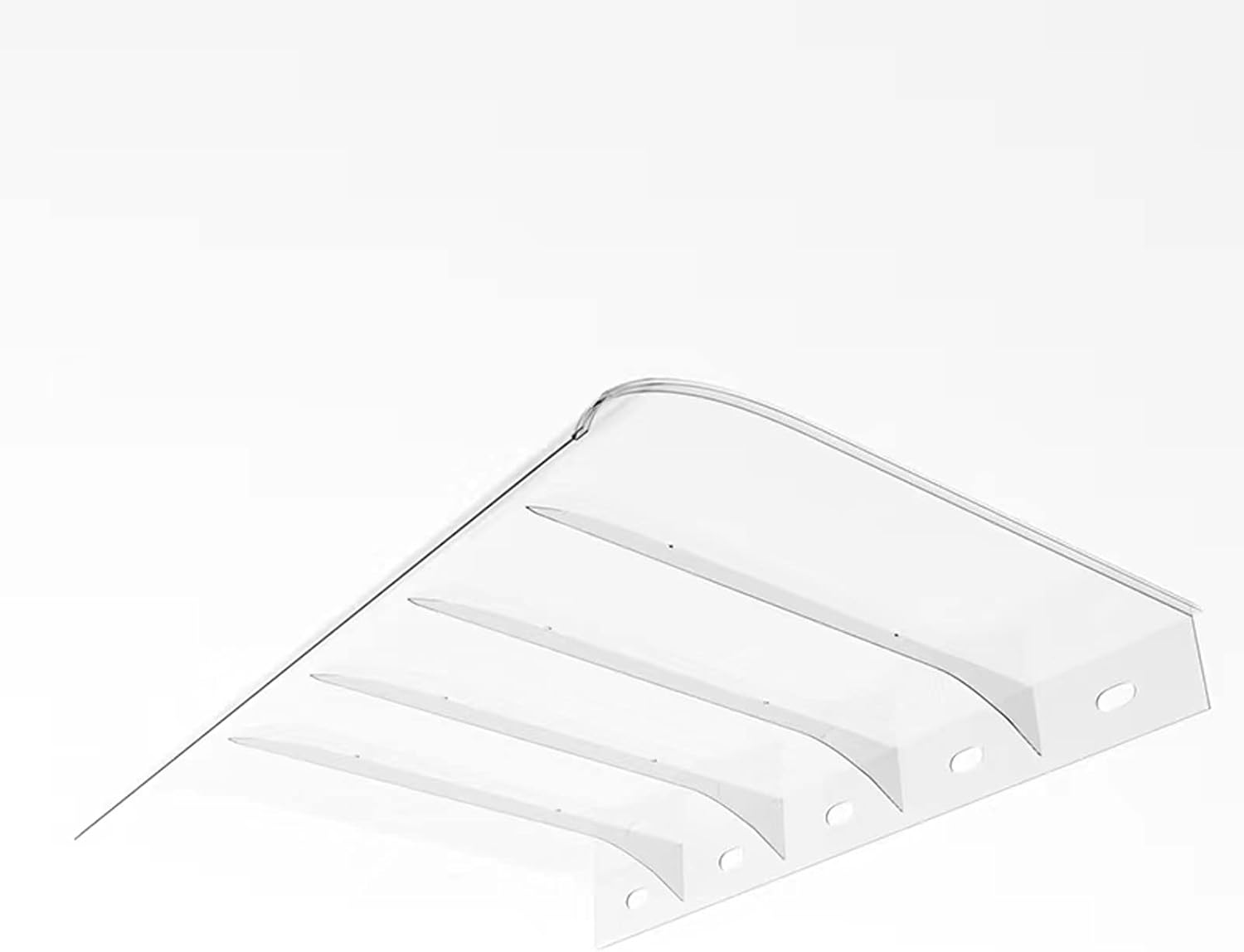 Door Canopy Awning,Window Rain Shelter Cover,Outdoor Awning Waterproof Rain Awning,Window Garden Canopy Patio Porch Awning with Polycarbonate Board,Easy to Assemble (40x140cm/16 x55)