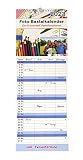 Kalender 2023 Familienplaner mit 4 Spalten Küchenkalender Terminplaner Bastelkalender XL zum Selber gestalten Höhe 53 cm