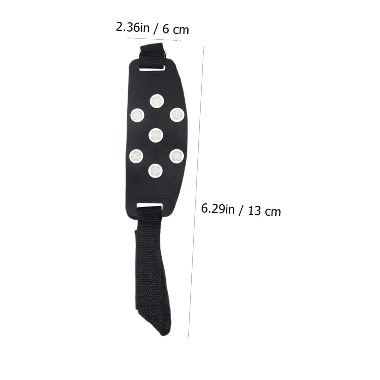 Veemoon 1pair Outdoor Spiked Shoe Covers Anti-Slip Footwear Grippers for Winter Activities Lightweight Durable Convenient Storage Easy to Clean for Climbing Hiking and Snow Sports