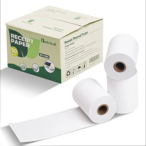 Thermal Receipt Pos Cash Register Paper Rolls 2 1/4" X 85',50 Rolls #TOP10