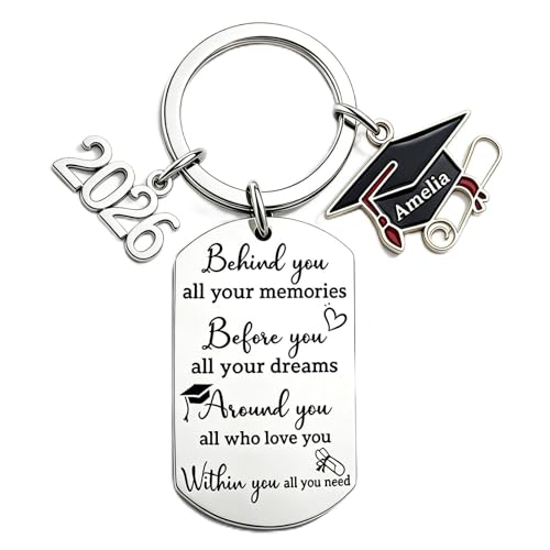 Customized School Spirit Keychain