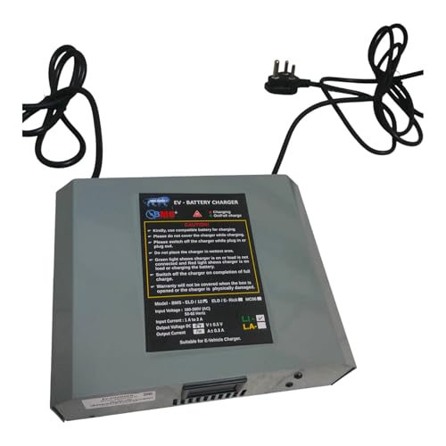 Image of Lithium Battery Charger 48 Volt to 84 Volt 6 amper with Digital dispaly auto cutpff for E-scooty E-rikshwa (84 Volt Cutoff 10 amper)