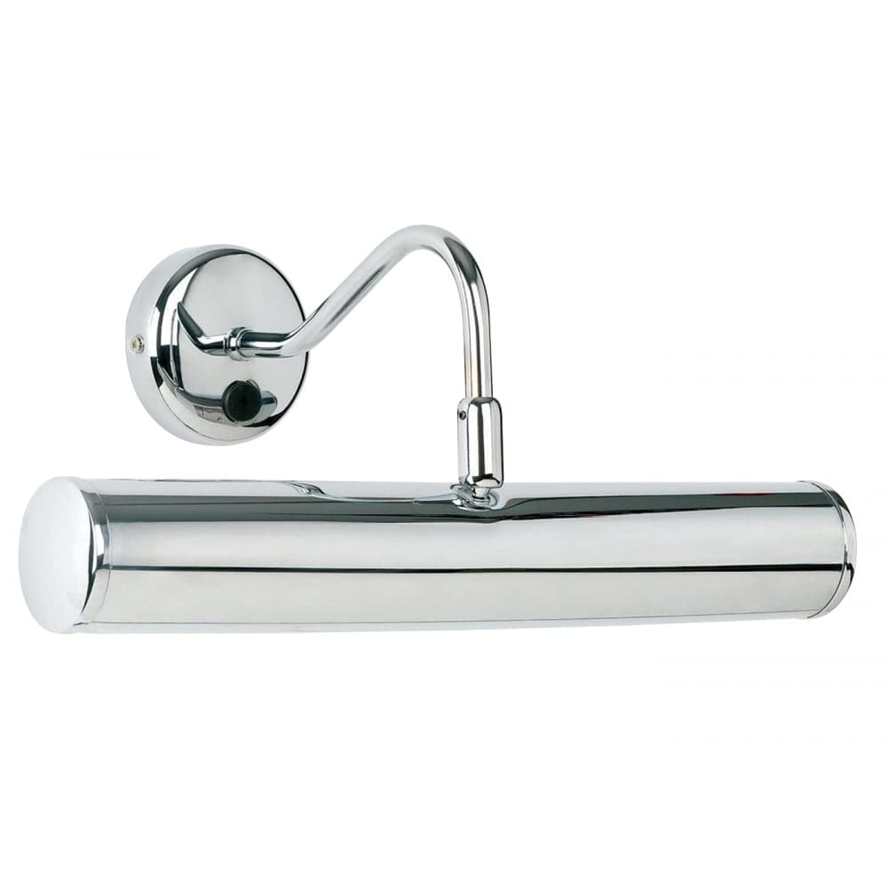 Endon Polished Chrome 1 Light Switched Picture Light Size: 15 Cm H X 33.5 Cm D, Finish: