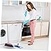 Garneck Pink Broom Handles Stand up Dustpan Broom for Kitchen Bathroom Cleaning Random Style