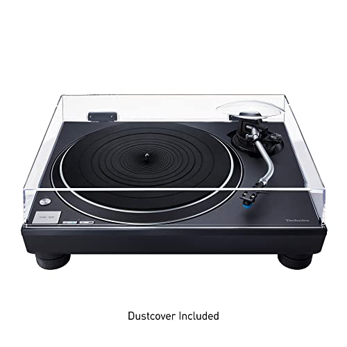Technics Turntable, Premium Class HiFi Record Player with Coreless Direct, Stable Playback, Audiophile-Grade Cartridge and Auto-Lift Tonearm, Dustcover Included – SL-100C, Black (SL-100C-K) view 7
