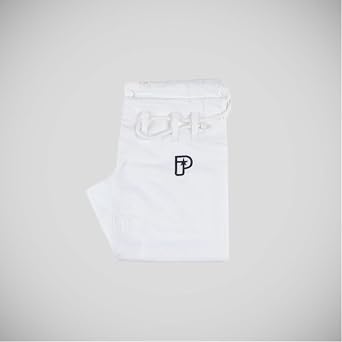 Progress Jiu Jitsu Academy Gi | Lightweight BJJ Gi with Free White Belt | BJJ Kimono for Men & Women | Tear-Resistant Jiu Jitsu Kimono for Training & Competition | Women's & Men's Kimono (White, A1L)