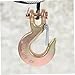 COOLHIYA Anti-Slip Lifting Hook with Tongue Safety Chain Hook for Heavy Duty Weight Lifting and Cargo Securement Industrial for Trailers and Trucks