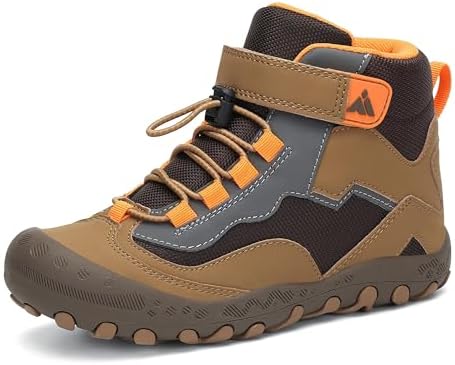Mishansha Kinder Wanderschuhe rutschfest Leicht Trekking Wanderstiefel für Jungen Mädchen Gr.24-38