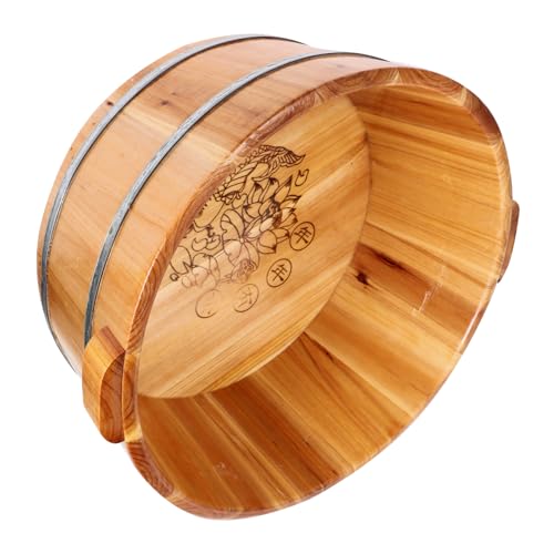 Masajeador Spa de Pies Barril de Madera 36 cm miniatura 6