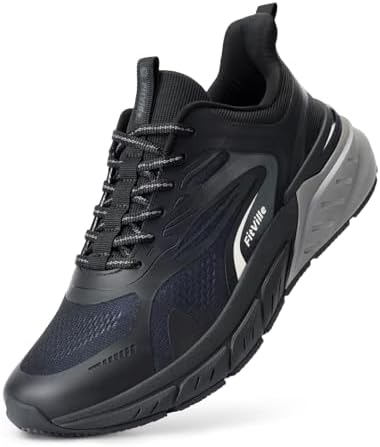 FitVille Walkingschuhe Extra Weit Herren Sneaker Atmungsaktiv Laufschuhe Dämpfende Sportschuhe Bequem Schuhe Turnschuhe rutschfest Joggingschuhe Fitnessschuhe Running Shoes Men für