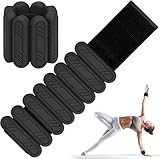 Wrist & Ankle Weights 1 Pair (1LB/2LB/4LB), Adjustable Weights for Leg & Arm,Wearable Ankle Weights for Pilates, Walking, Yoga,Gym (Black, 1lbs)