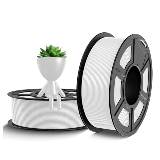 TECBEARS PETG Filament 1.75mm 2KG, 3D Printer Filament White, Strong Toughness, 2 * 1KG(660M) High Precision, Dimensional Accuracy 0.02mm, 2 Packs