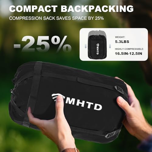 Bolsa de Dormir de Algodón para Adultos, para Camping en Clima Frío de Invierno 0 Grados miniatura 5