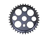 Lowrider Black Lucky 7 Steel Bike Sprocket 1/2 X 1/8 36t. Bike Part, Bicycle Part, Bike Accessory, Bicycle Part