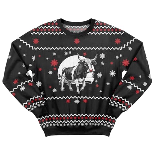 Image of 99TIMORO Funny Ugly Christmas Sweater for Men and Women, Holiday Pullover 2025, Novelty Crewneck Sweatshirt, Festive Gift
