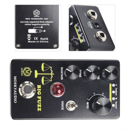 Vintage Fuzz Pedal 11.5cm Doom Metal Rock Guitar Gear
