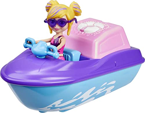 Polly Pocket, Boneca com acessórios aquáticos, Mattel, Multicor