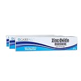 (3 Pack) CareALL 2oz Zinc Oxide Skin Protectant Barrier Ointment Provides Relief and Treatment of Diaper Rash and Chafing. Helps Seal Out Wetness.