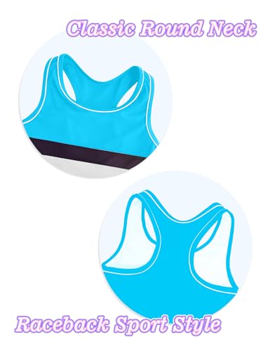 Image of Girls Swimsuits 2 Piece Summer Boyshort Bathing Suit Rash Guard Swimwear for Kids Child Beach with Sun Protection