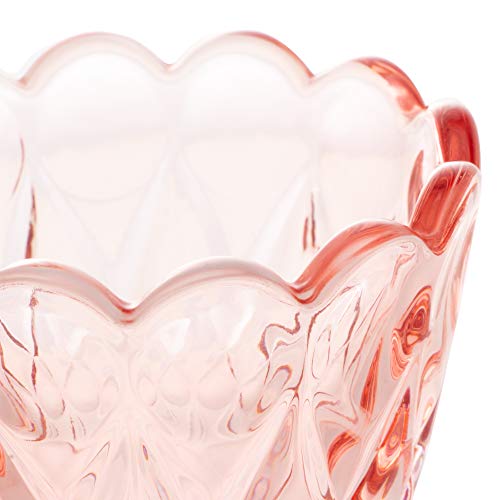 VASO CRISTAL ANGEL ROSA 8x14cm