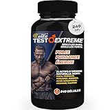 Italian Elite Testo Extreme Elite 240 caps Booster Stimulant Énergie 21 ingrédients Maca, Tribulus, Fenugrec, Zinc, Arginine, Taurine, Ashwagandha, Vitamines et Minéraux.