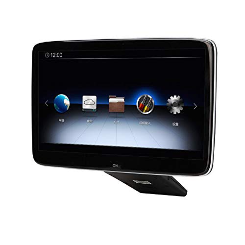 Smart 11.6 Inch Plug and Play Bluetooth Android Headrest Monitors Car Rear DVD Player for Mercedes Benz New E Class V260 GLC300 C200L C200 with Dedicated Socket