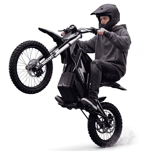 NEXVEY Flash Electric Dirt Bike for Teens & Adults Ages 13+, 48V 22.5AH Battery, 4000W Peak Motor, 35MPH Top Speed, Fat Tires, Dual Suspension – The Ultimate Street & Trail Ride that Grows with You