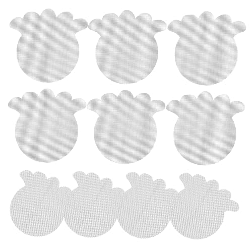 DOITOOL 10 Piezas Drenaje de Piso Pegatinas tapón desague Ducha tapón desague Lavabo Taza del Inodoro Limpiador de filtros para Etiqueta engomada del desagüe del Piso del Inodoro