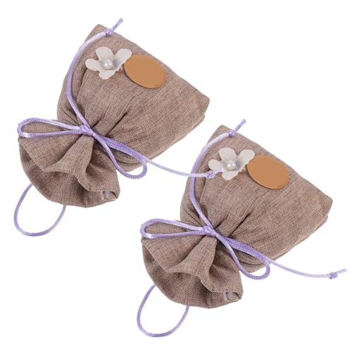 ULTECHNOVO Bolsitas Perfumadas para Armario 2piezas Ambientadores Aromáticos de Algodón y Lino para Ropa y Cajones Aromaterapia Decoración