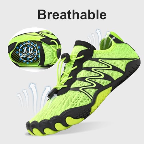 Barefoot Trail Shoes for Women Men,Unisex Pro Footwear Barefoot Shoes,Waterproof Trail Running Healthy & Non-Slip Barefoot Wide Toe Zero Drop Hiking Shoes3