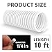 U0U Backer Rod 1/4 Inch,10Ft Foam Backer Rod Caulk Saver for Gaps and Joint Concrete Filling,White Concrete Expansion Joint Filler (1/4 inch*10 feet)