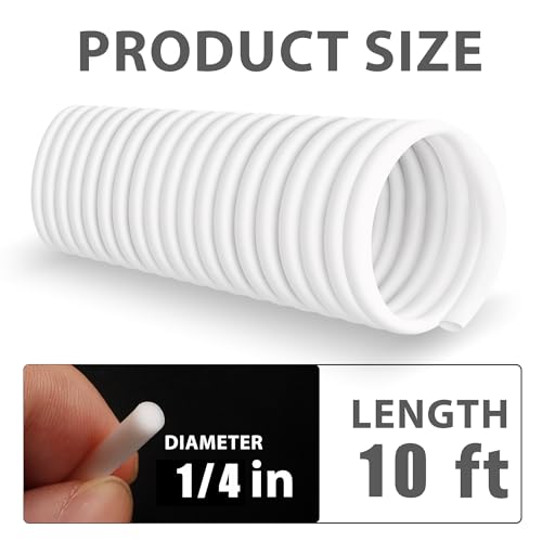 Image of U0U Backer Rod 1 /4 Inch,10Ft Foam Backer Rod Caulk Saver for Gaps and Joint Concrete Filling,White Concrete Expansion Joint Filler (1 /4 inch*10 feet)