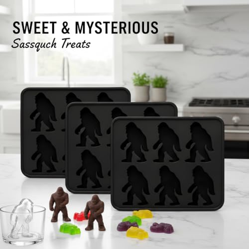 Molde de silicona para cubos de hielo huella de Bigfoot miniatura 7