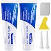 SEISSO Drywall Repair Kit, 500 g Wall Mending Agent- 2 Pack, Wall Spackle Repair Kit with Scraper, Patch for Wall Hole Filler, White Spackle Wall Repair Paste, Plaster Dent