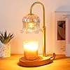 CRMILL Candle Warmer Lamp Electric Timer – Candles Warming Light Height Adjustable Dimmable Warmers Flower Lamps No Flame Heat Warm Melt Wax Jar Modern Home Decor Table Lights for Home Living Bedroom