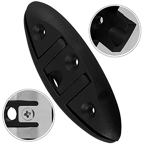 Trafu Boat Cleat Folding Flip Up Dock Cleat Pull Up Cleat Kayak Durable Nylon Cleat 5 Inch With Fasteners(M6) #TOP3