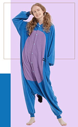 Sweetxin Adult Unisex Onesie Pajamas Halloween Christmas Sleepwear Jumpsuit Cosplay Costume Suit For Women And Men (Medium,Donkey) #TOP1