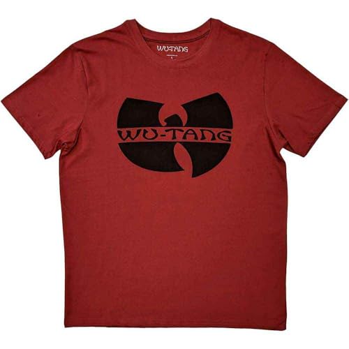 Image of Wu-Tang Clan T Shirt Katana Logo Official Unisex Red XL