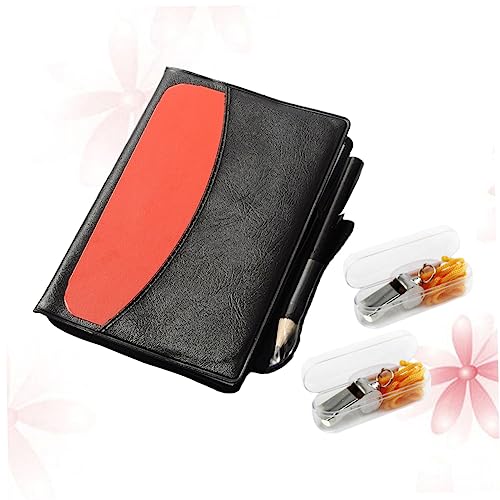 Set de 2 tarjetas amarilla y roja para árbitro de fútbol miniatura 4