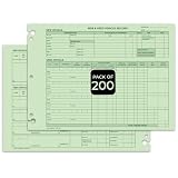 Vehicle Inventory Record GM-532 - Automotive Inventory Log Form 10-3/8' x 7-1/2' - Front & Back Printed, 28 lb...