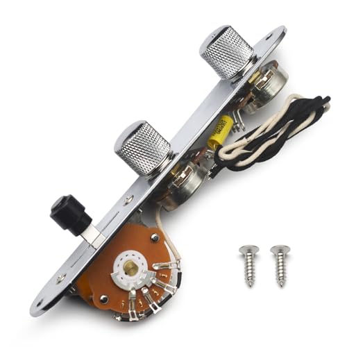 SAPHUE Electric Guitar Loaded Control Plate Pre-Wired 3-Way