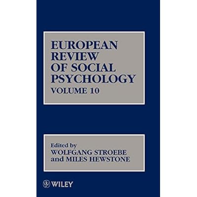 European Review of Social Psychology, Volume 10