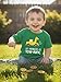 Tstars St Patrick's Day Toddler Construction Truck Shirt - Tow Truck Digging Shamrocks Kids Tee for Boys and Girls3T Green