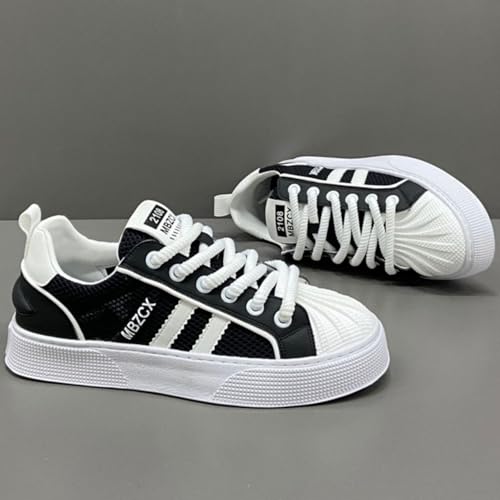 Men's Retro - Style Shell - Toe Sneakers, Stylish Casual Footwear- Ideal for Urban Strolls, Leisure Hangouts & Daily Commute2