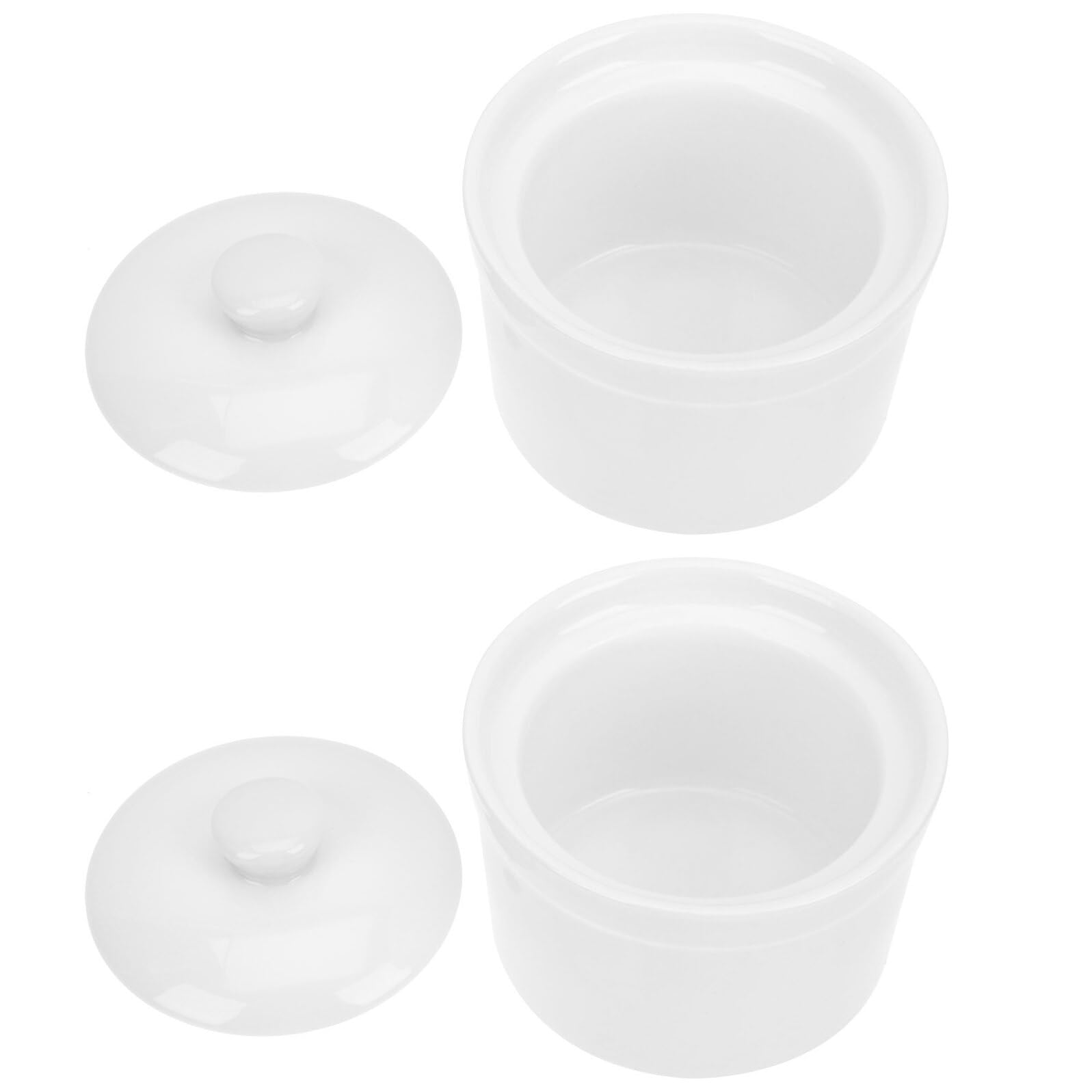 Cocottes mijoteuses en céramique blanche durables pour une cuisine raffinée