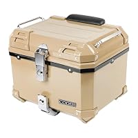 バイヤーオブメイン Cot ベージュ 収納バッグ付き Amazon | CODEM バイク リアボックス 45L 大容量 トップケース ABS